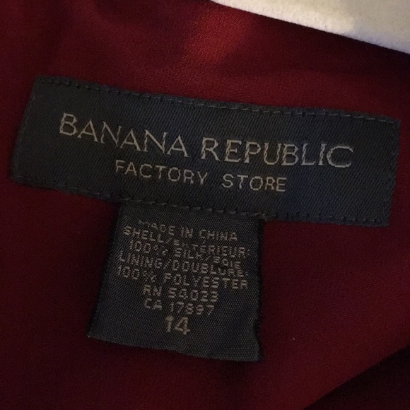 🎉Banana Republic Size 14 Silk Dress - Picture 4 of 7